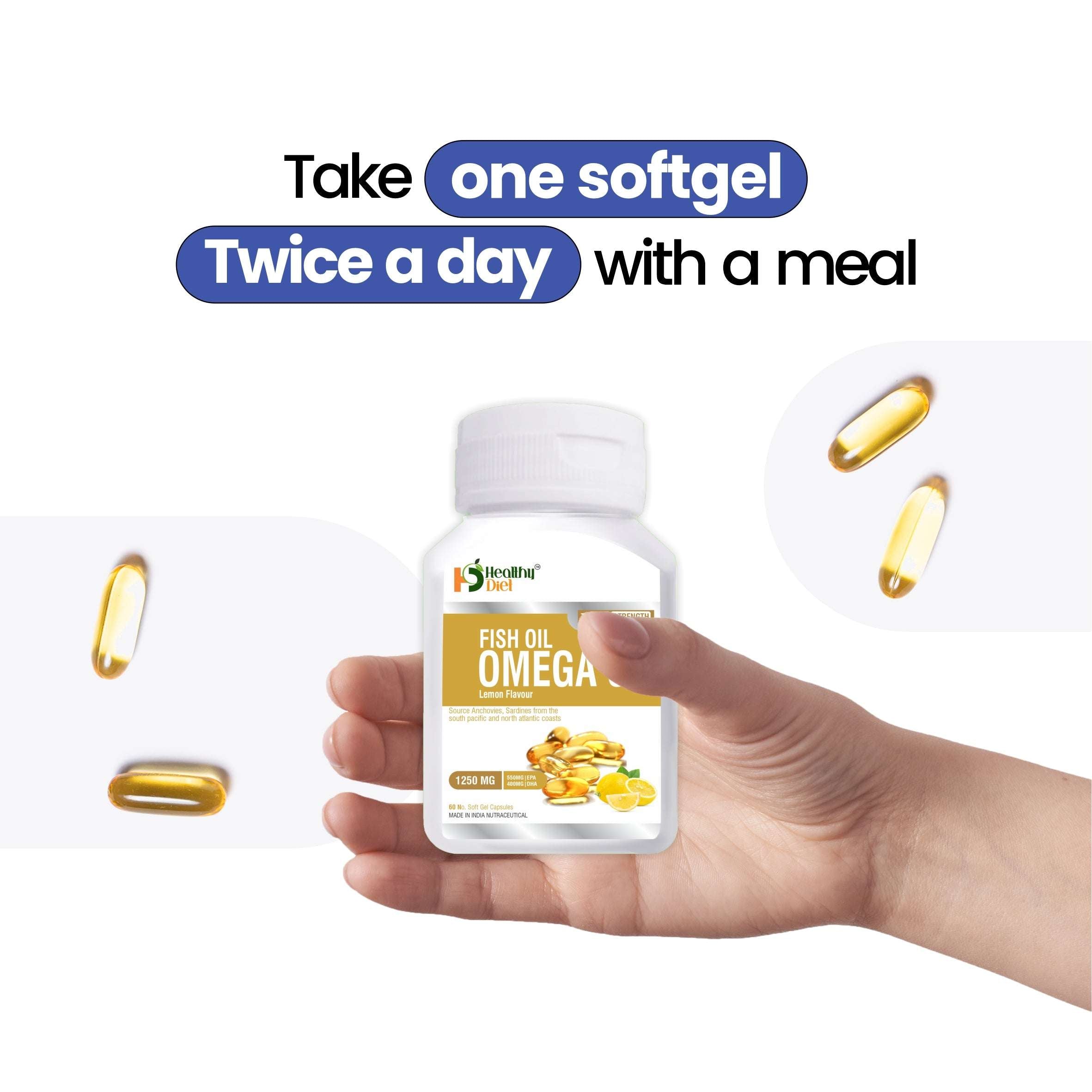 Healthy Diet Omega 3 Fish Oil Triple Strength